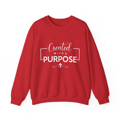 Unisex 'Created with a Purpose' Crewneck Sweatshirt