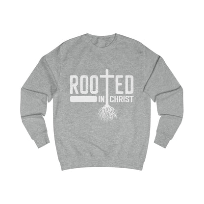 Rooted in Christ Unisex Sweatshirt - Faith-Based Apparel for Comfort and Inspiration