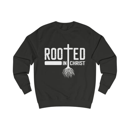 Rooted in Christ Unisex Sweatshirt - Faith-Based Apparel for Comfort and Inspiration