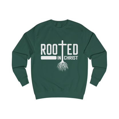 Rooted in Christ Unisex Sweatshirt - Faith-Based Apparel for Comfort and Inspiration