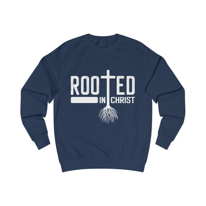 Rooted in Christ Unisex Sweatshirt - Faith-Based Apparel for Comfort and Inspiration
