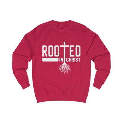 Rooted in Christ Unisex Sweatshirt - Faith-Based Apparel for Comfort and Inspiration