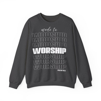 Unisex Sweatshirt - Made to Worship [Für die Gläubigen in Christus]