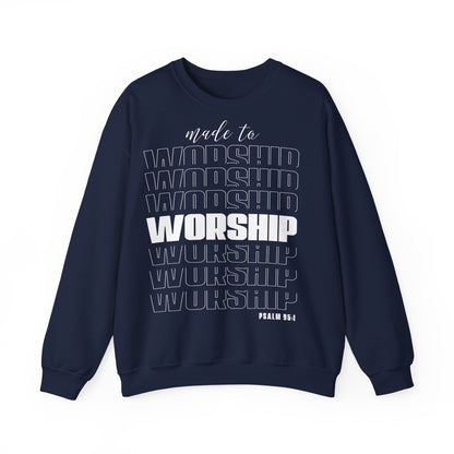 Unisex Sweatshirt - Made to Worship [Für die Gläubigen in Christus]
