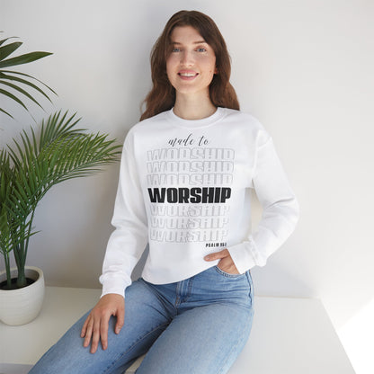 Unisex Sweatshirt - Made to Worship [Für die Gläubigen in Christus]