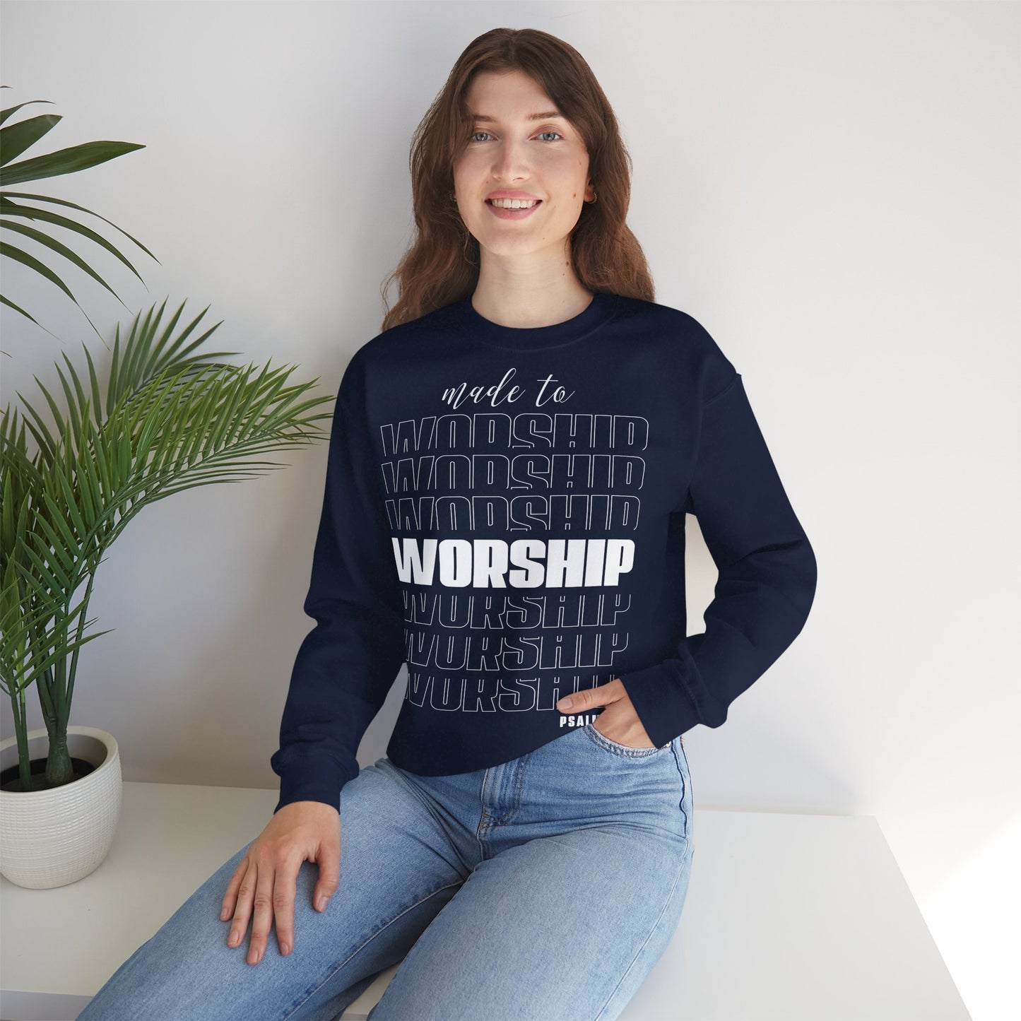 Unisex Sweatshirt - Made to Worship [Für die Gläubigen in Christus]