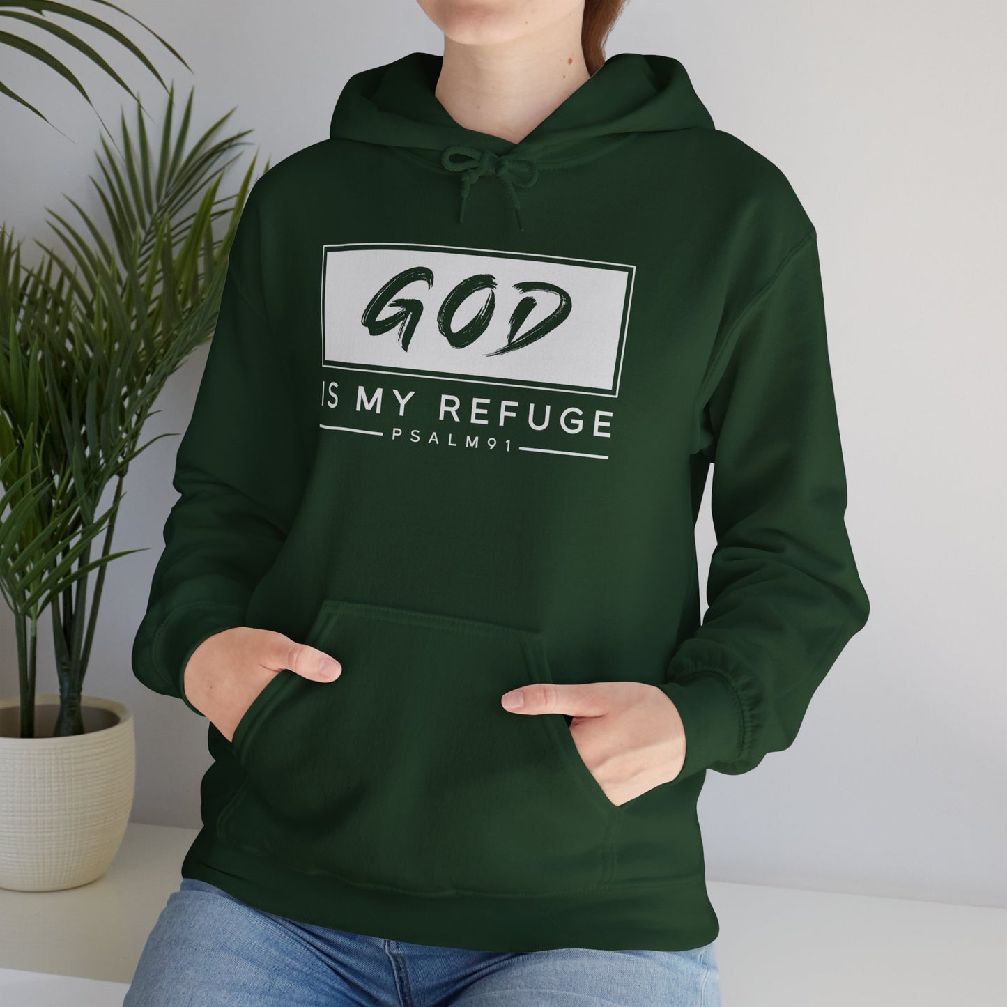 Unisex Hoodie - God is my Refuge