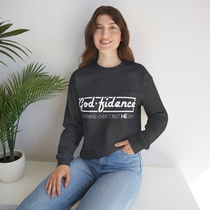 Confidence - God.fidence Unisex Crewneck Sweatshirt