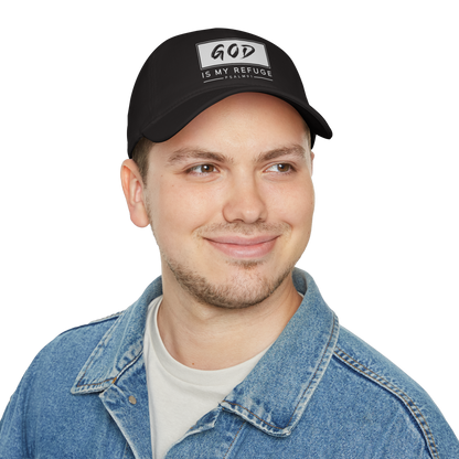 God is My Refuge - Baseball Cap | Faith-Based Hat