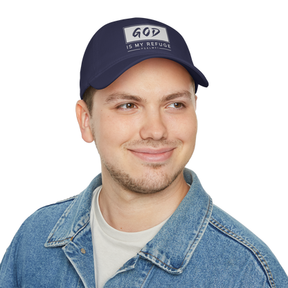 God is My Refuge - Baseball Cap | Faith-Based Hat