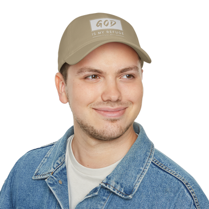 God is My Refuge - Baseball Cap | Faith-Based Hat