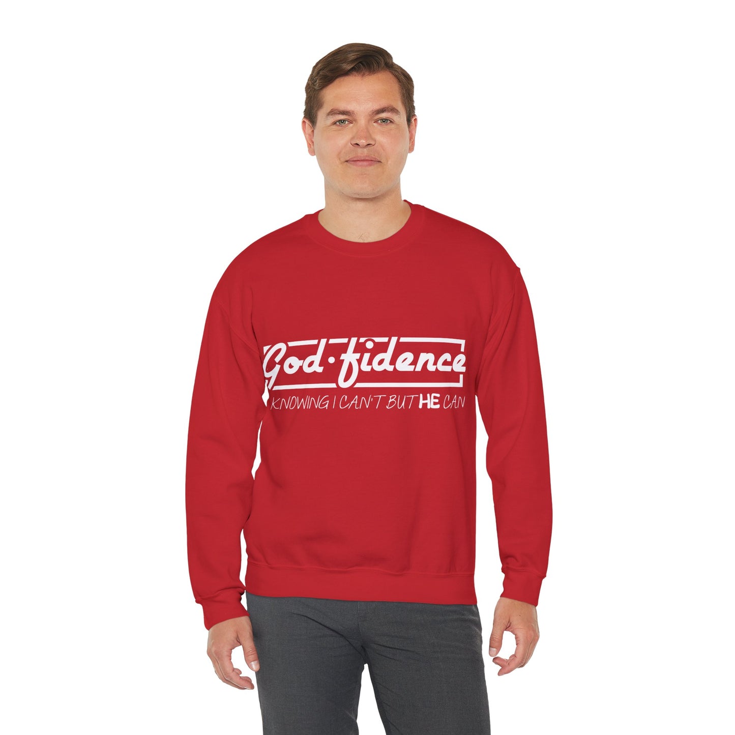 Confidence - God.fidence Unisex Crewneck Sweatshirt