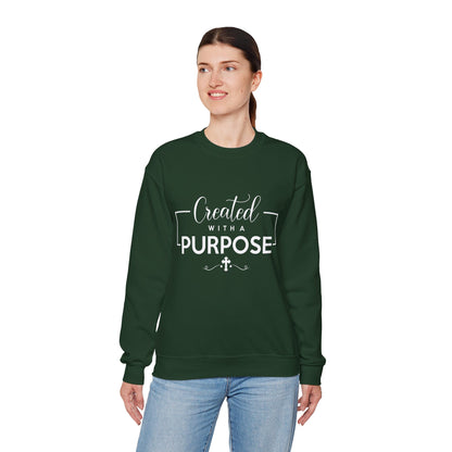 Unisex 'Created with a Purpose' Crewneck Sweatshirt
