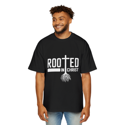 Oversized Tee - Rooted in Christ