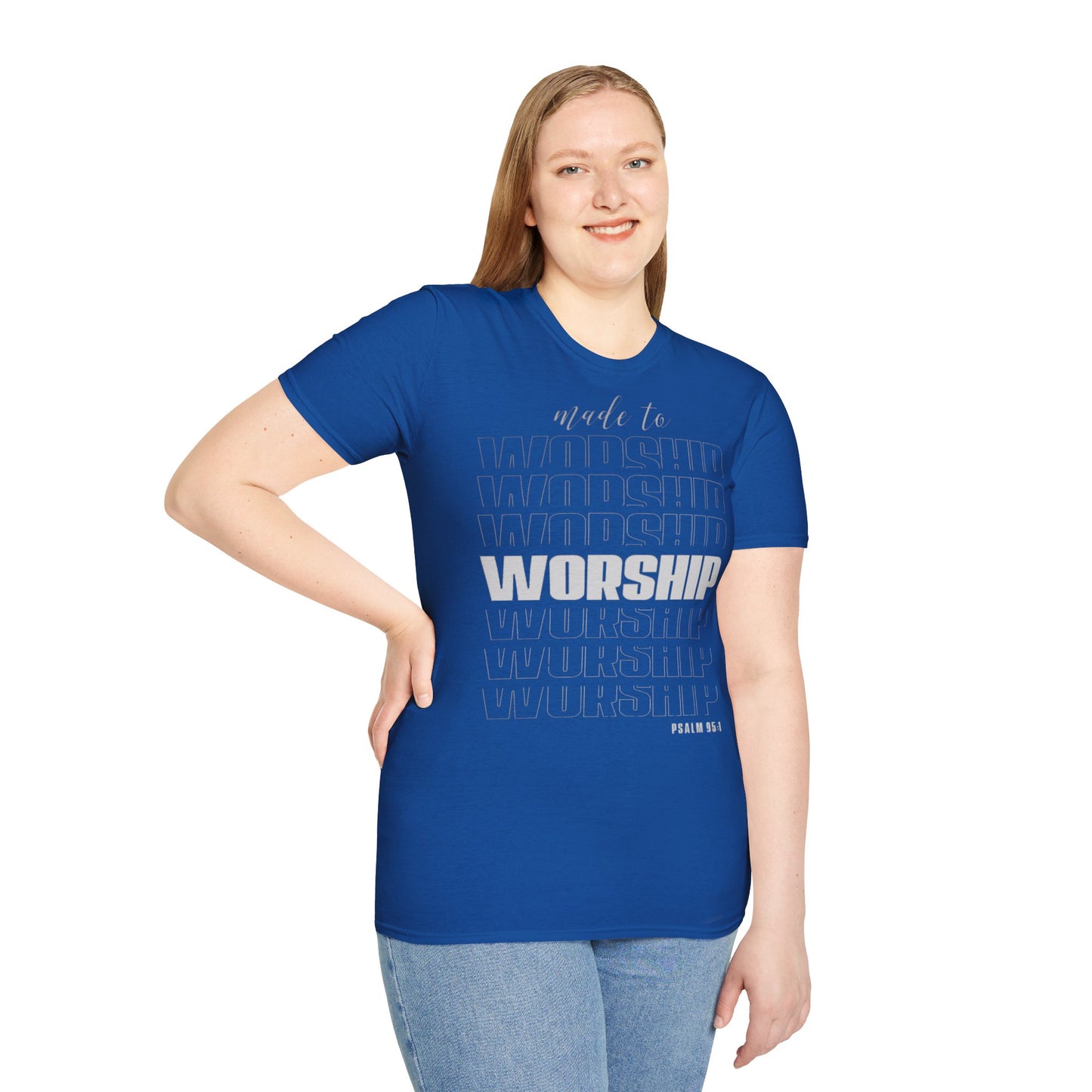 Maglietta unisex "Made to Worship"