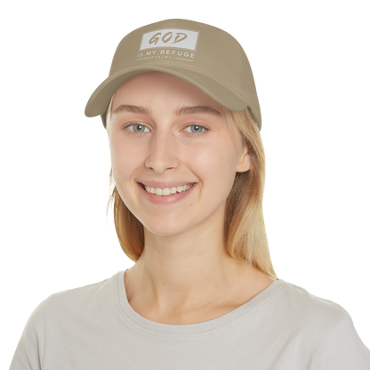 God is My Refuge - Baseball Cap | Faith-Based Hat