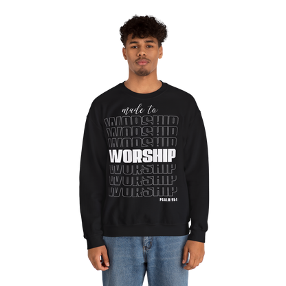 Unisex Sweatshirt - Made to Worship [Für die Gläubigen in Christus]