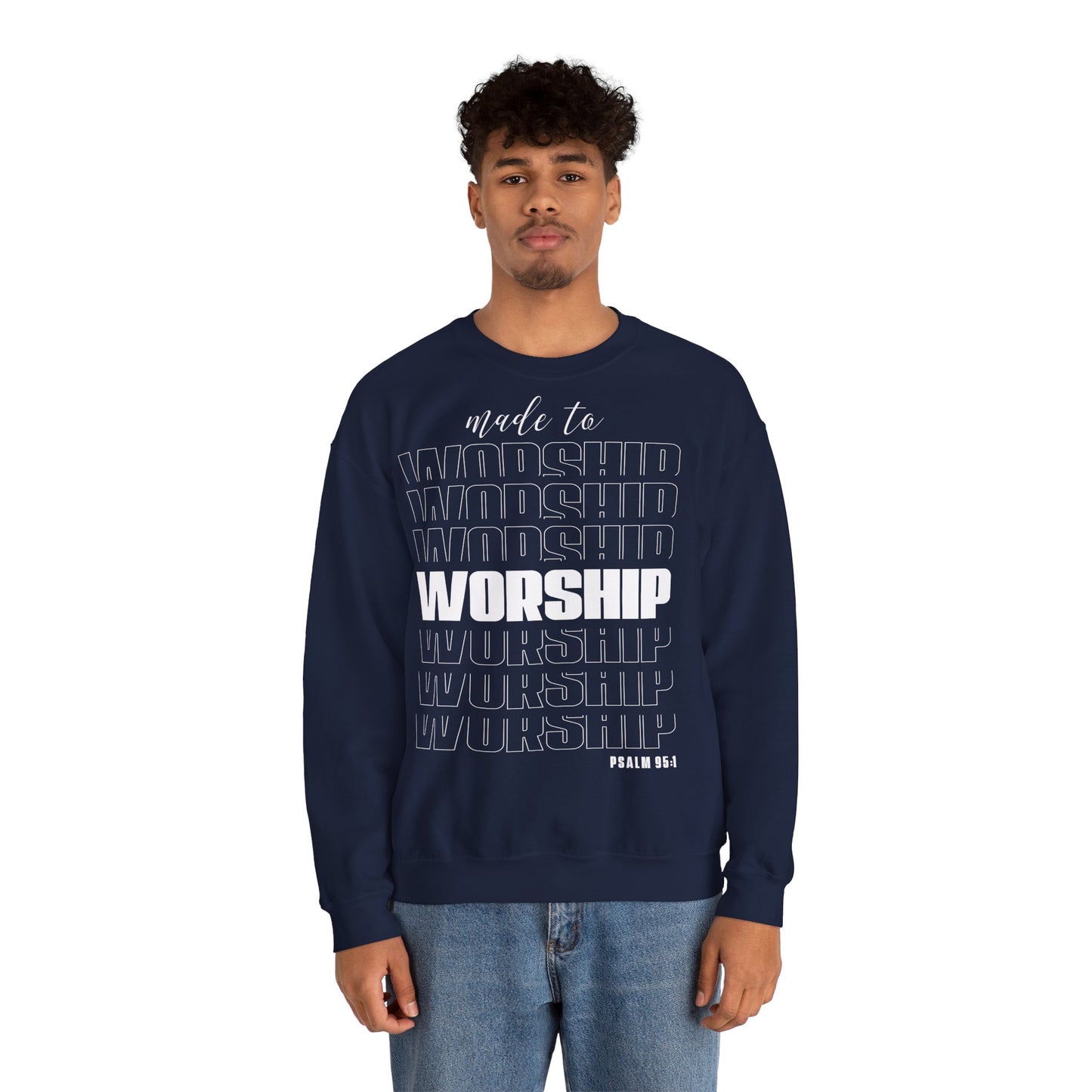 Unisex Sweatshirt - Made to Worship [Für die Gläubigen in Christus]