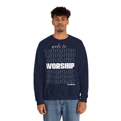 Unisex Sweatshirt - Made to Worship [Für die Gläubigen in Christus]
