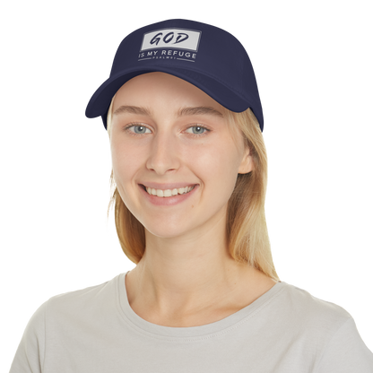 God is My Refuge - Baseball Cap | Faith-Based Hat