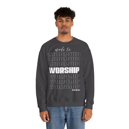 Unisex Sweatshirt - Made to Worship [Für die Gläubigen in Christus]