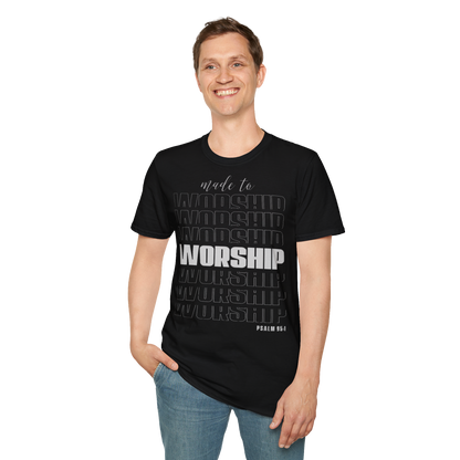 Maglietta unisex "Made to Worship"