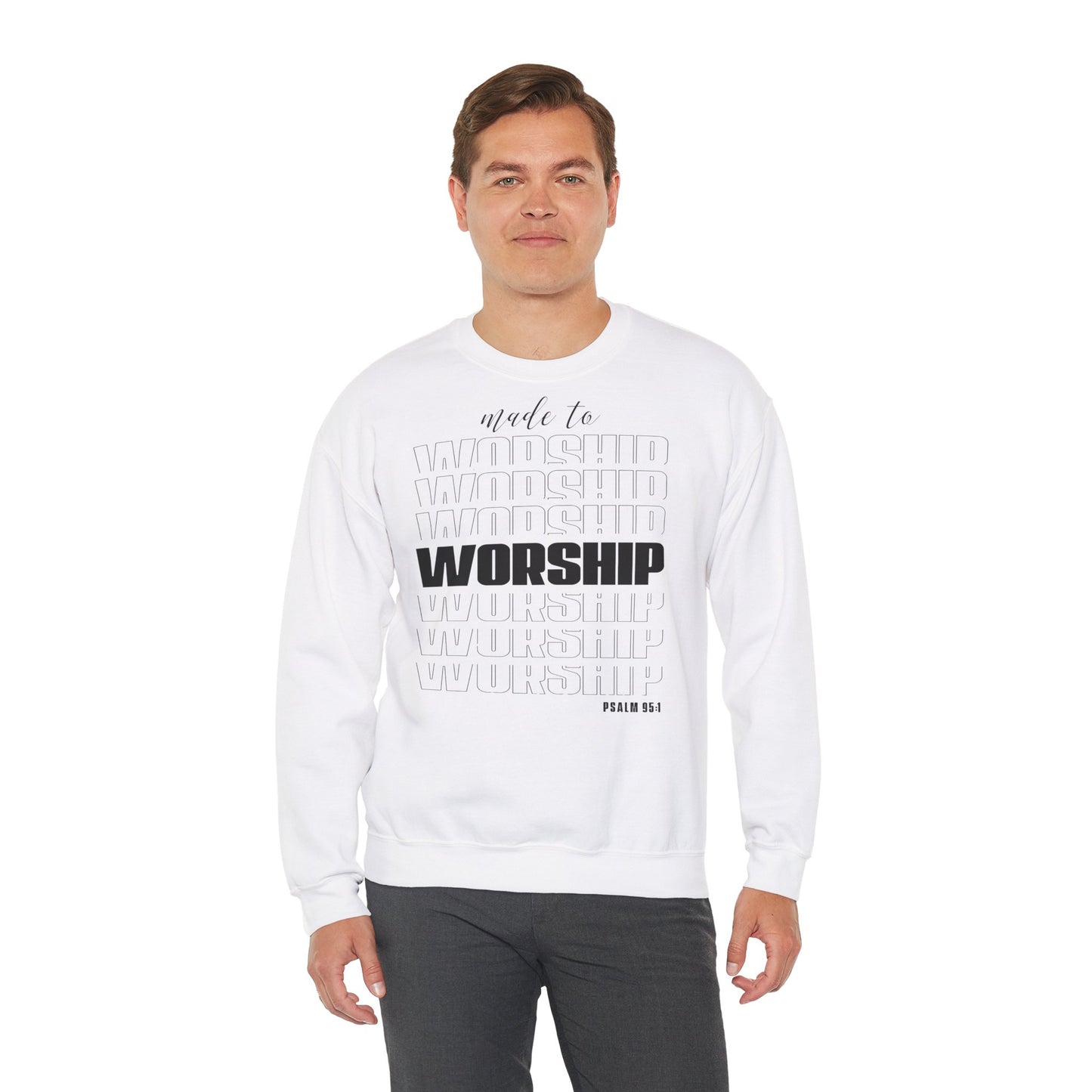 Unisex Sweatshirt - Made to Worship [Für die Gläubigen in Christus]