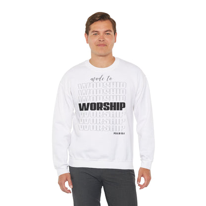 Unisex Sweatshirt - Made to Worship [Für die Gläubigen in Christus]