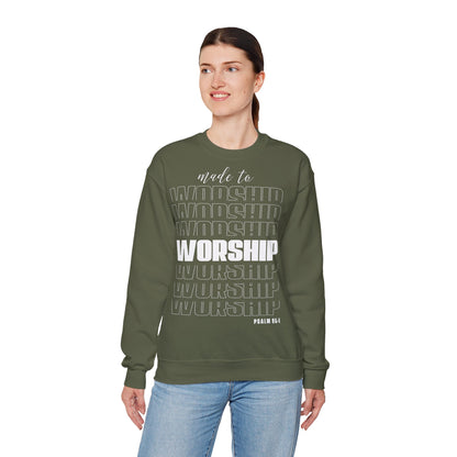 Unisex Sweatshirt - Made to Worship [Für die Gläubigen in Christus]