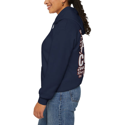Hooded Sweatshirt - 'Jesus in her heart-Coffee in her hand'