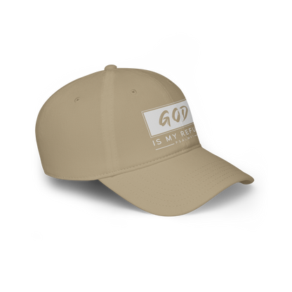 God is My Refuge - Baseball Cap | Faith-Based Hat