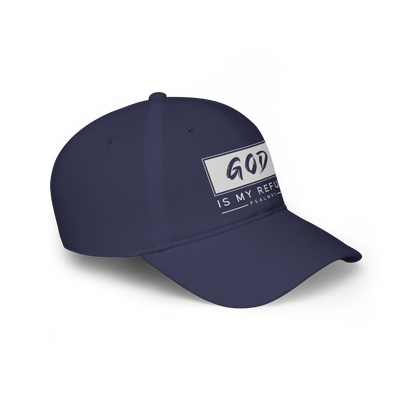 God is My Refuge - Baseball Cap | Faith-Based Hat